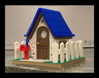 Beginning Player's House from Animal Crossing New Leaf (3D Printed Building)