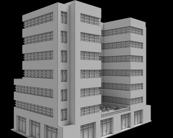 Karim Medical Supply Company, 1:400 (3D Printed Building)