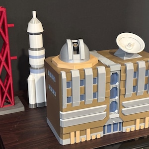 Mossdeep Space Centre från Pokémon Emerald (3D-utskriven figur)