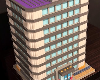 Silph Co from Pokémon FireRed and LeafGreen (3D Printed Building)