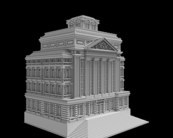 Dialettica di Rosamunde, 1:400 (edificio stampato in 3D)