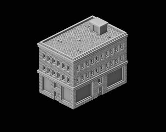 Gregory Tile Co., 400 / Z / N-Scale (3D Printed Building)