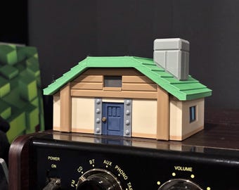 La casetta sul mare di Bill da Pokémon Rosso Fuoco e Verde Foglia (statuetta stampata in 3D)