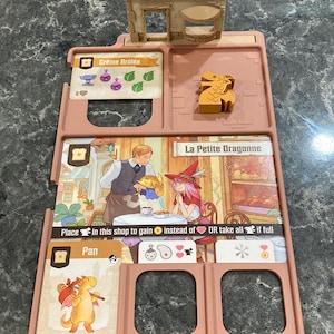 Organizer na tace Flamecraft Shop, na karty bez koszulki