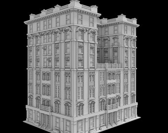 The Sundy Building, 1:400 (3D Printed Building)