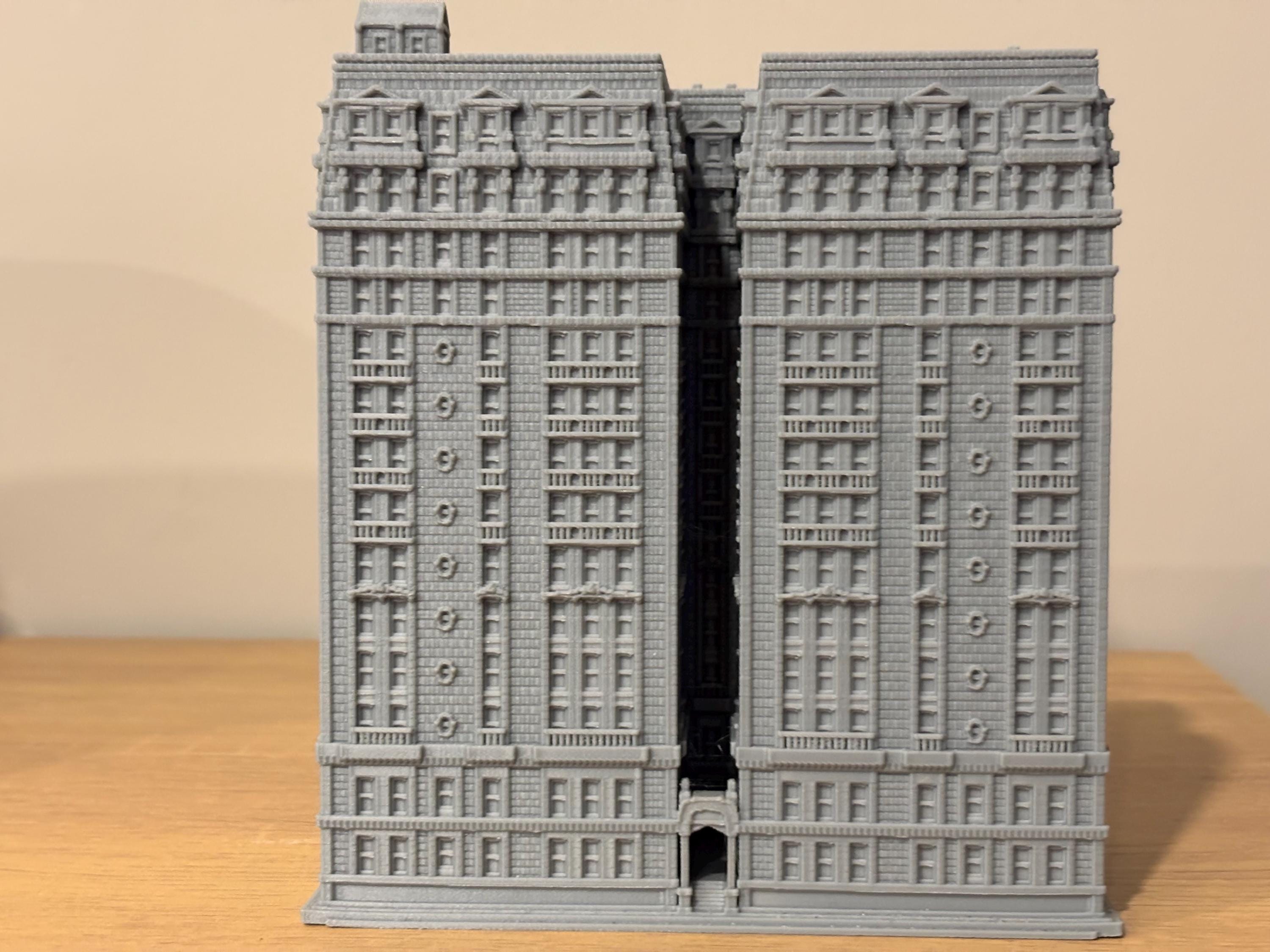 The Long Building, 1:400 (3D Printed Building) - Etsy