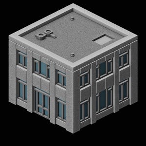 Tinklers Inc., Z/N/TT/HO-schaal (3D-geprint gebouw)