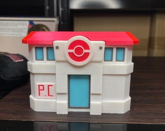3D Printed Pokémon Center from FireRed, LeafGreen