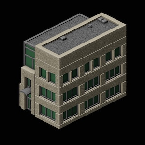 Downend Entertainment, Z/N/TT/HO-schaal (3D-geprint gebouw)