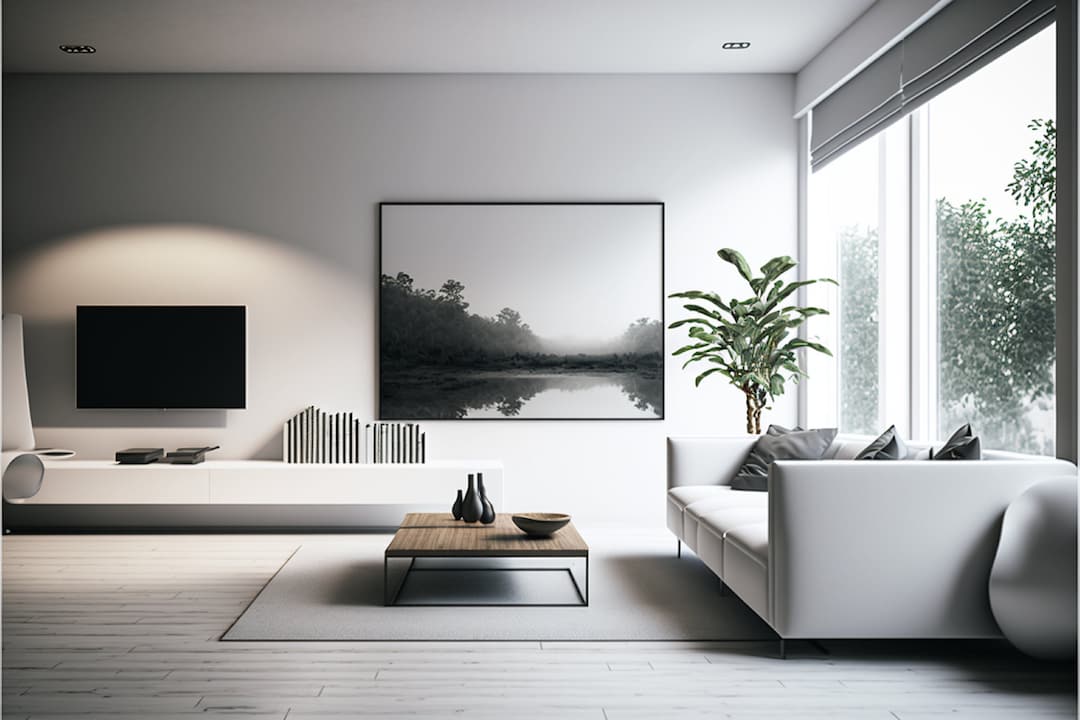 Minimalist Home Zoom Backdrop Zoom Background Office Zoom Background Living Room Zoom