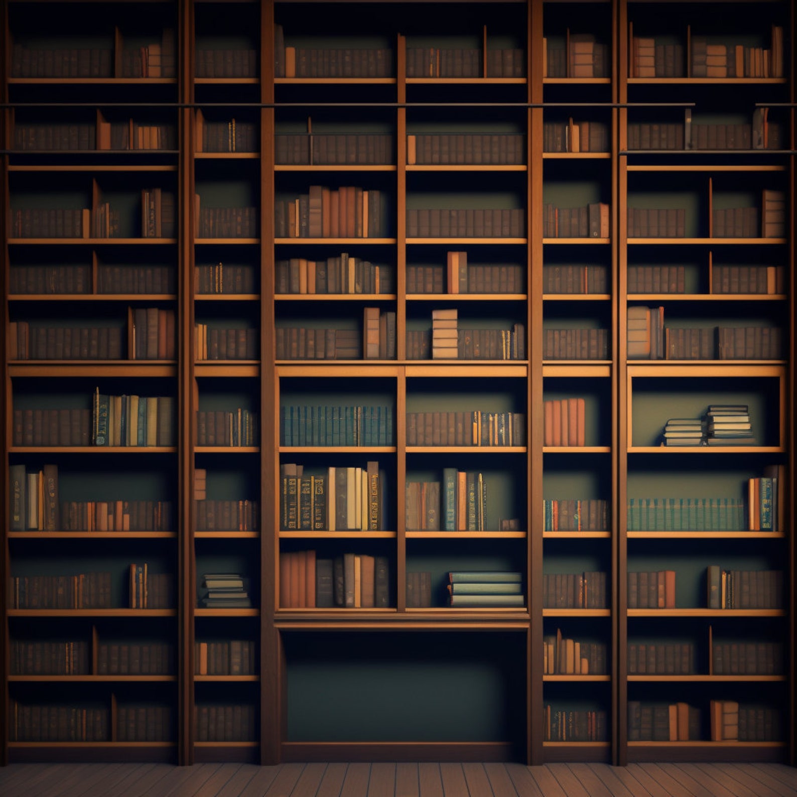 Home Bookshelf Virtual Background | Zoom Library | Zoom Background ...