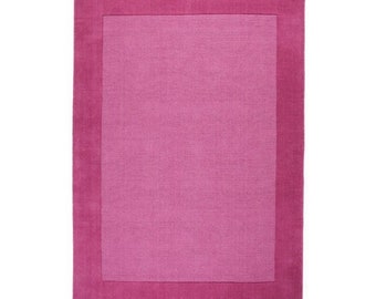 Light Pink & Dark Pink Handtufted Area Rugs Living Room Bedroom