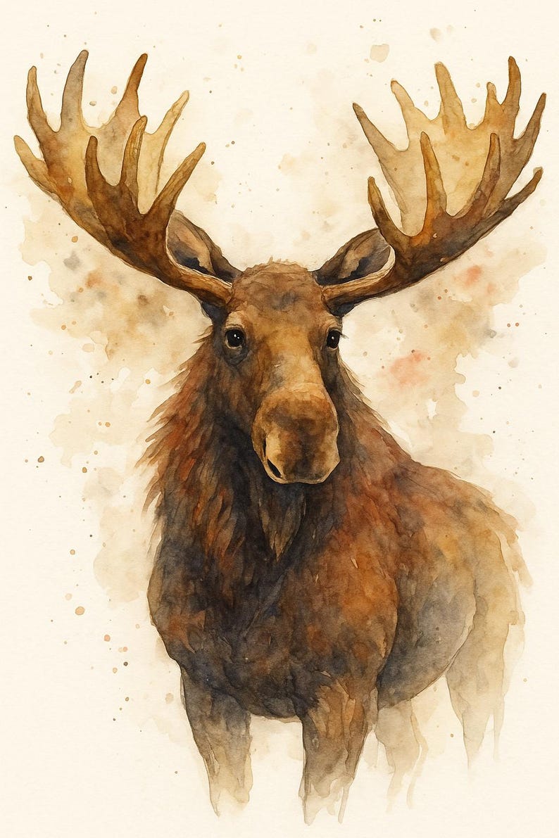 Woodland Animals Watercolor Clipart Bundle – 10 PNG Files | Cute Forest ...