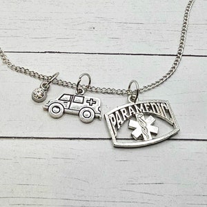 Paramedic Charm Necklace