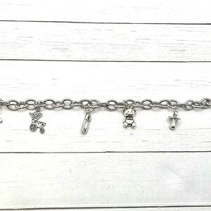 Silver Baby Charm Bracelet