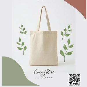 Canvas Tote Bag Schnittmuster - PDF Pattern für 5 Größen - DIY Market Bag, anfängerfreundlich, Schritt für Schritt Anleitung, Instant Download