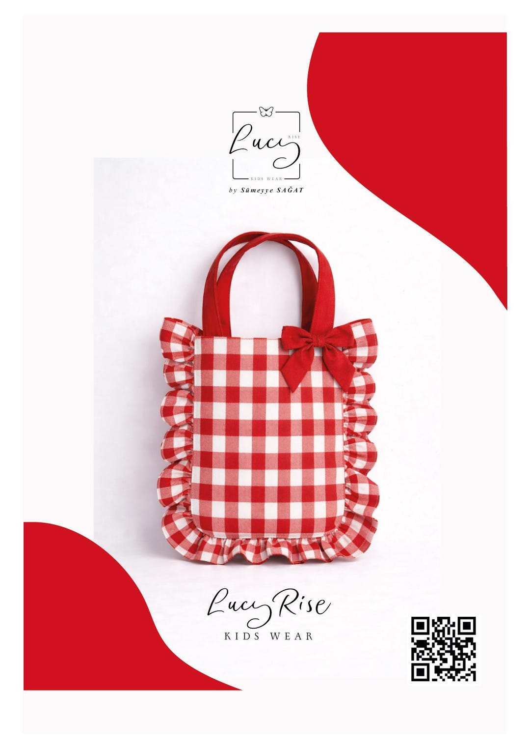 Ruffled Tote Bag Sewing Pattern PDF 5 Sizes Kids & Mom Beginner ...