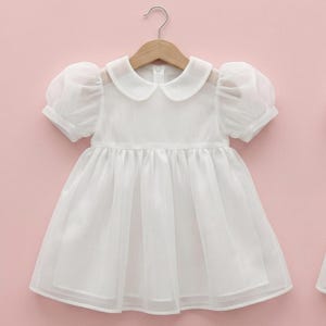 Sewing Pattern PDF - 2 YEARS Royal Peter Pan Collar Gathered Yoke Girl Dress