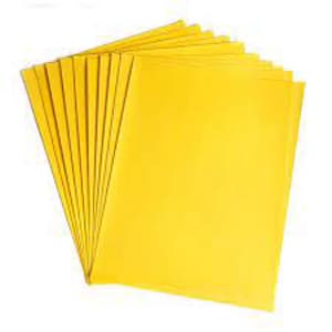 Hojas de papel terciopelo de 21,5 x 28 cm (8,5" x 11"), colores surtidos – Papel kraft suave con textura aterciopelada, paquete de 10 hojas