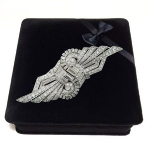 Długa Broszka Dla Kobiet/Mężczyzn 925 Srebro Koktajlowe Ślubna Biżuteria Sprawdź Ręcznie Robioną Broszkę Z Ćwiekami CZ Biżuteria Fine Jewellery | Silent World