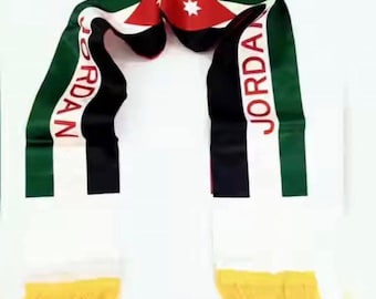 Jordan flag scarf , made with love for all Alnashama from my heart to yours,