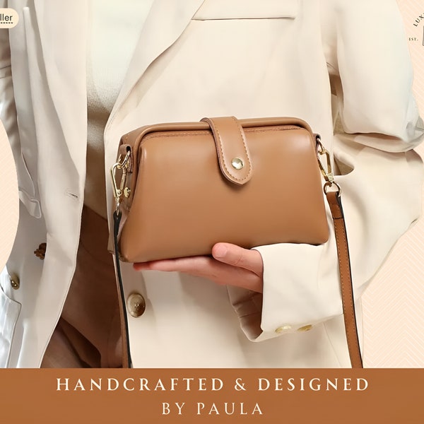 Leather Vintage Bag Etsy