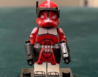 Clone Commander Fox minifigure (clone trooper)