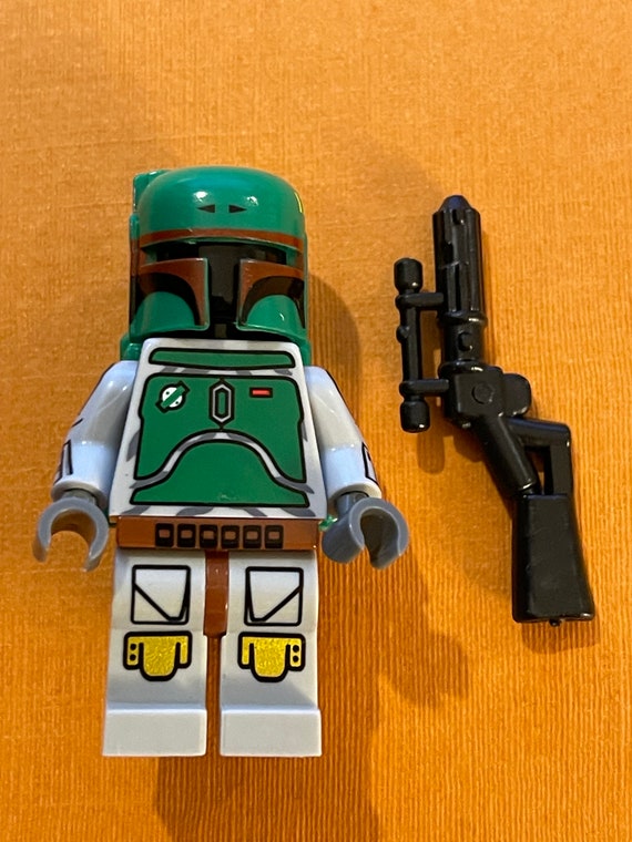 Boba Fett Minifigure star Wars Bounty Hunter Cloud City With Arm Printing Etsy