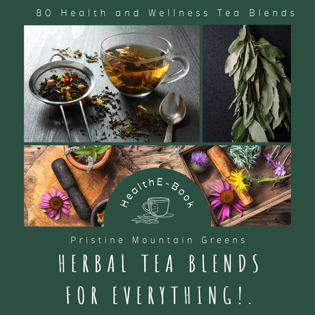 Herbal Tea Blends Book, Herbal Tea Book, Herbs Book, Medicinal Tea Book