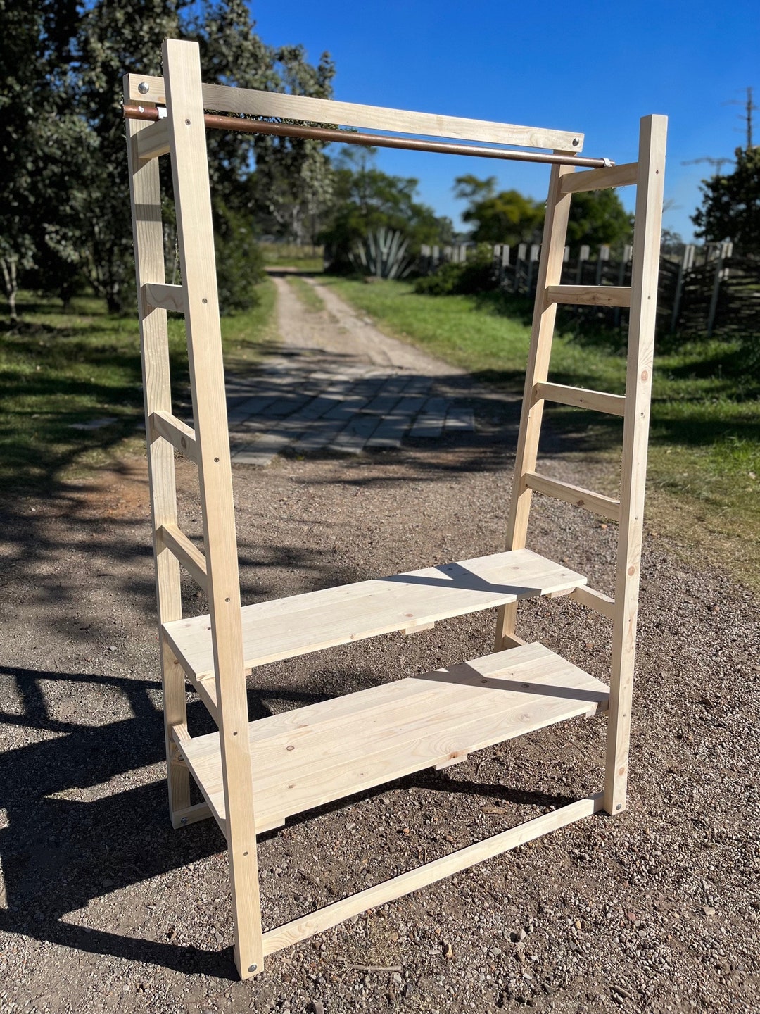 Open Clothing Rack DIY Plans Etsy