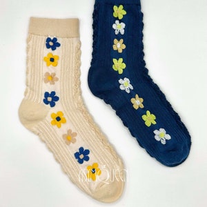 Mismatched Socks, Cute Socks, Fun Socks, Printed Socks, Ankle Socks, Floral Socks, Adult Socks, Casual Socks, Crew Socks
