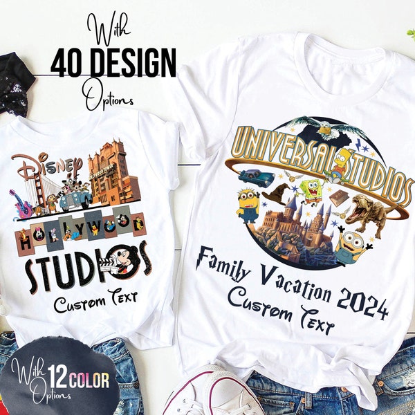 Custom Universal Studios Shirt, Family Universal Studios Trip Shirt, Universal Studios Group Shirt, Family Vacation Shirt, Matching Shirt