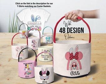 Personalized Fabric Easter Basket, Custom Name Tote