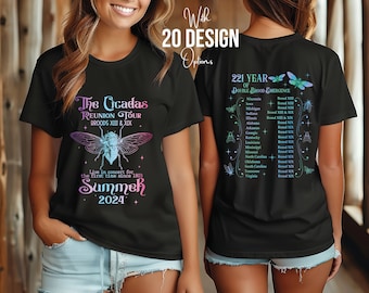 The Cicadas Reunion Tour 2024 T-Shirt - Limited Edition Cicada Concert Tee - Insect Lovers