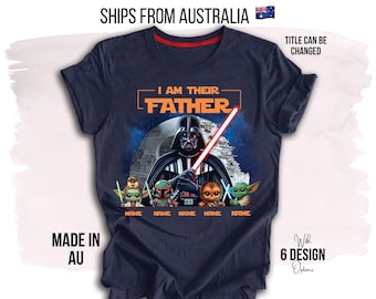 Personalized "I Am Their Father" Star Wars Shirt – Father's Day Gift