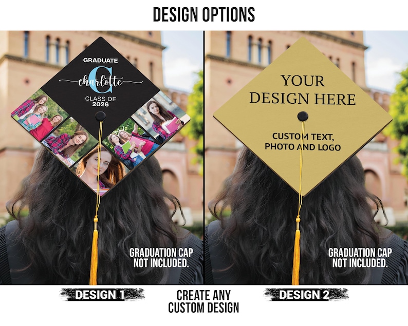 Fully Custom Graduation Cap Topper – Personalized Grad Cap Decoration ...