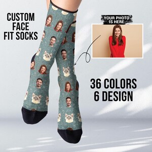 Custom Face Socks: Personalized Photo Gift