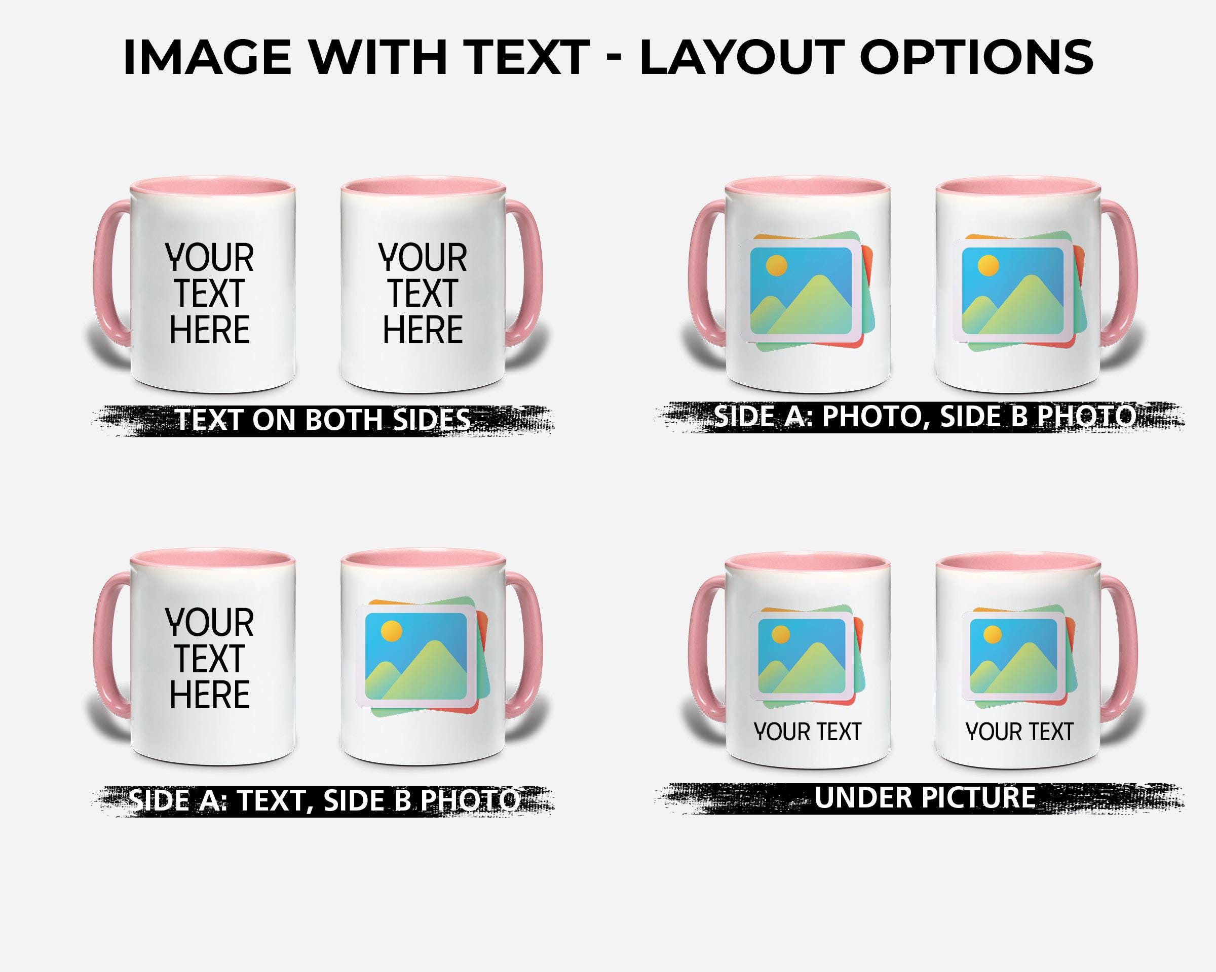 Mug. Add Fully Customizable Mug, Add Photos, Text, Logos, Double-sided ...