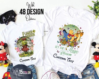 Custom Epcot Family Trip Shirt: Flower Garden Festival