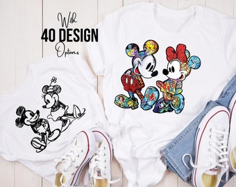 Mickey and Minnie Mouse Couple Shirt, Disney Vacation Tee