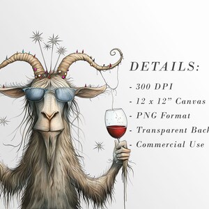 Whimsical Party Animals: Funny Birthday Graphics for Crafts and Decor | PNG Bundle | Sublimation files| Quirky Creatures Clipart Hilarious image 2