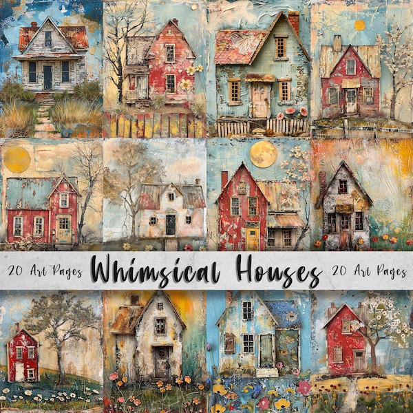 Whimsical Houses - Etsy