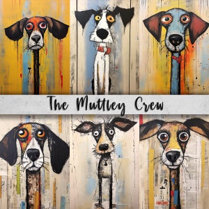 The Muttley Crew Printable Art Pages| Digital Download Paper Set ...
