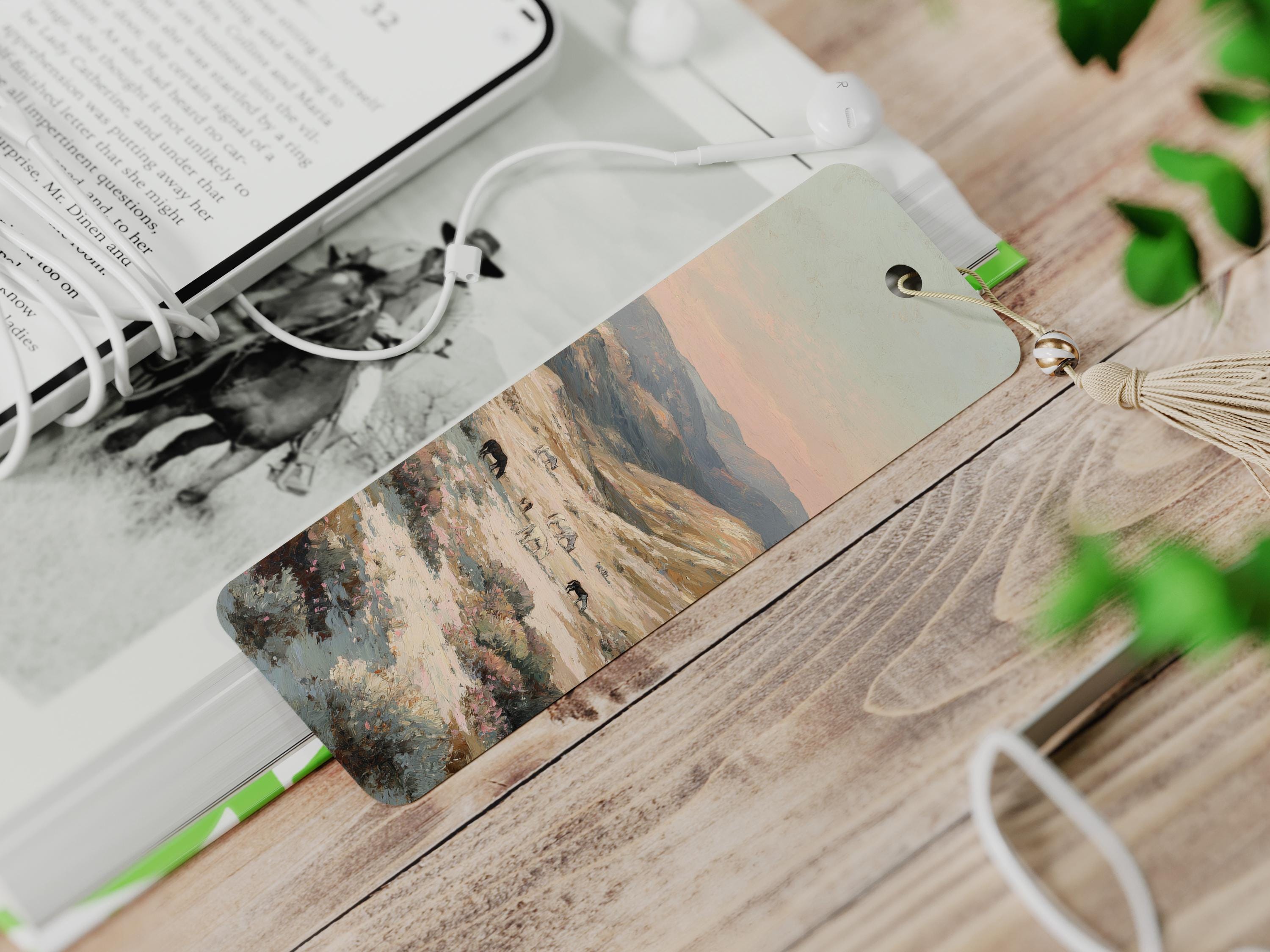 20 Countryside Landscape Themed Printable Bookmarks, Digital Download ...