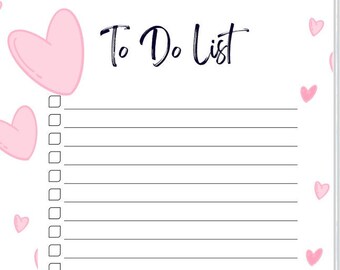 Preppy Checklist Preppy Printable Checklist Green Pink White Toile to Do - Etsy