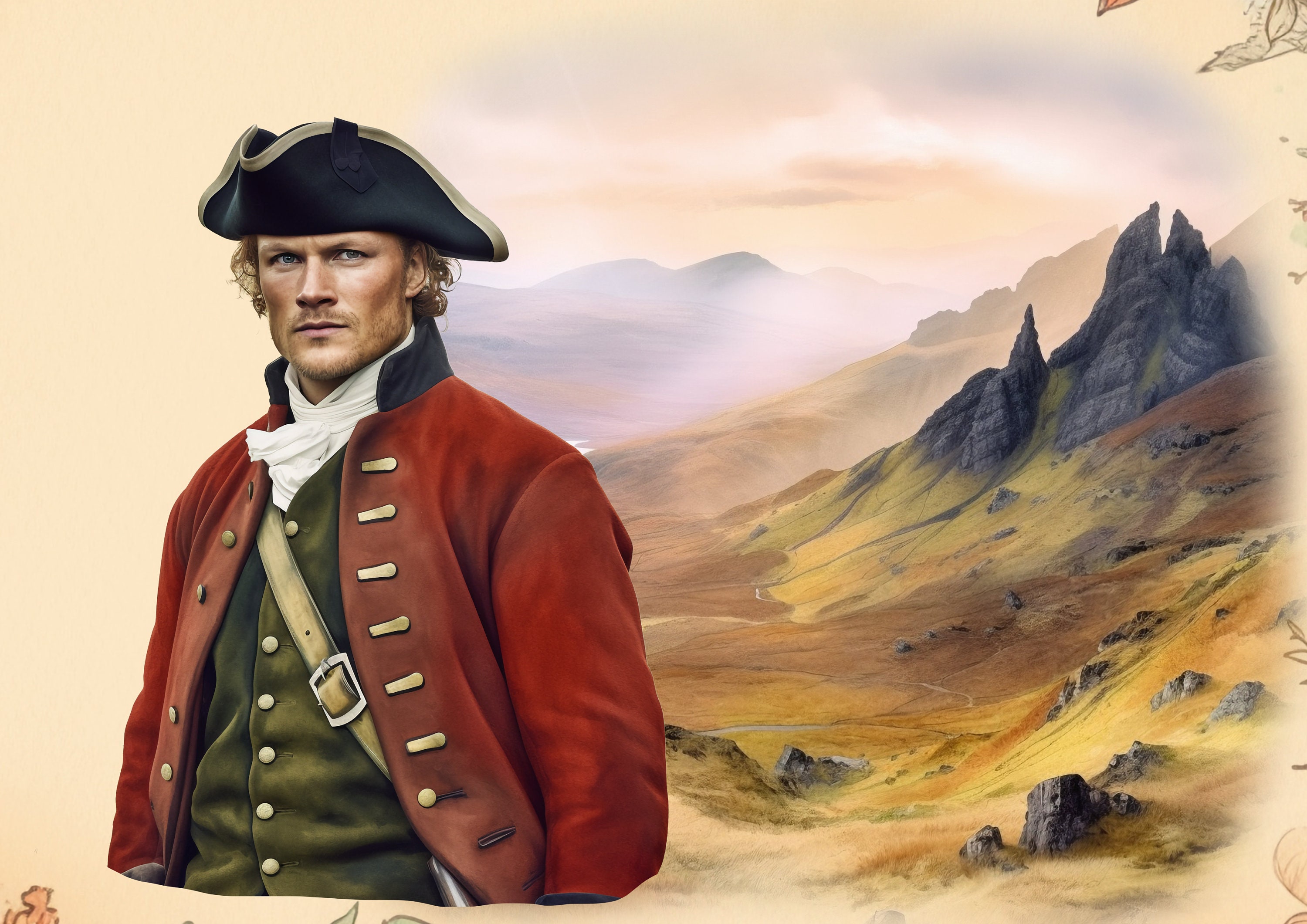 16 Outlander Keepsakes PNG. Scotland. Claire and Jaime. Scottish