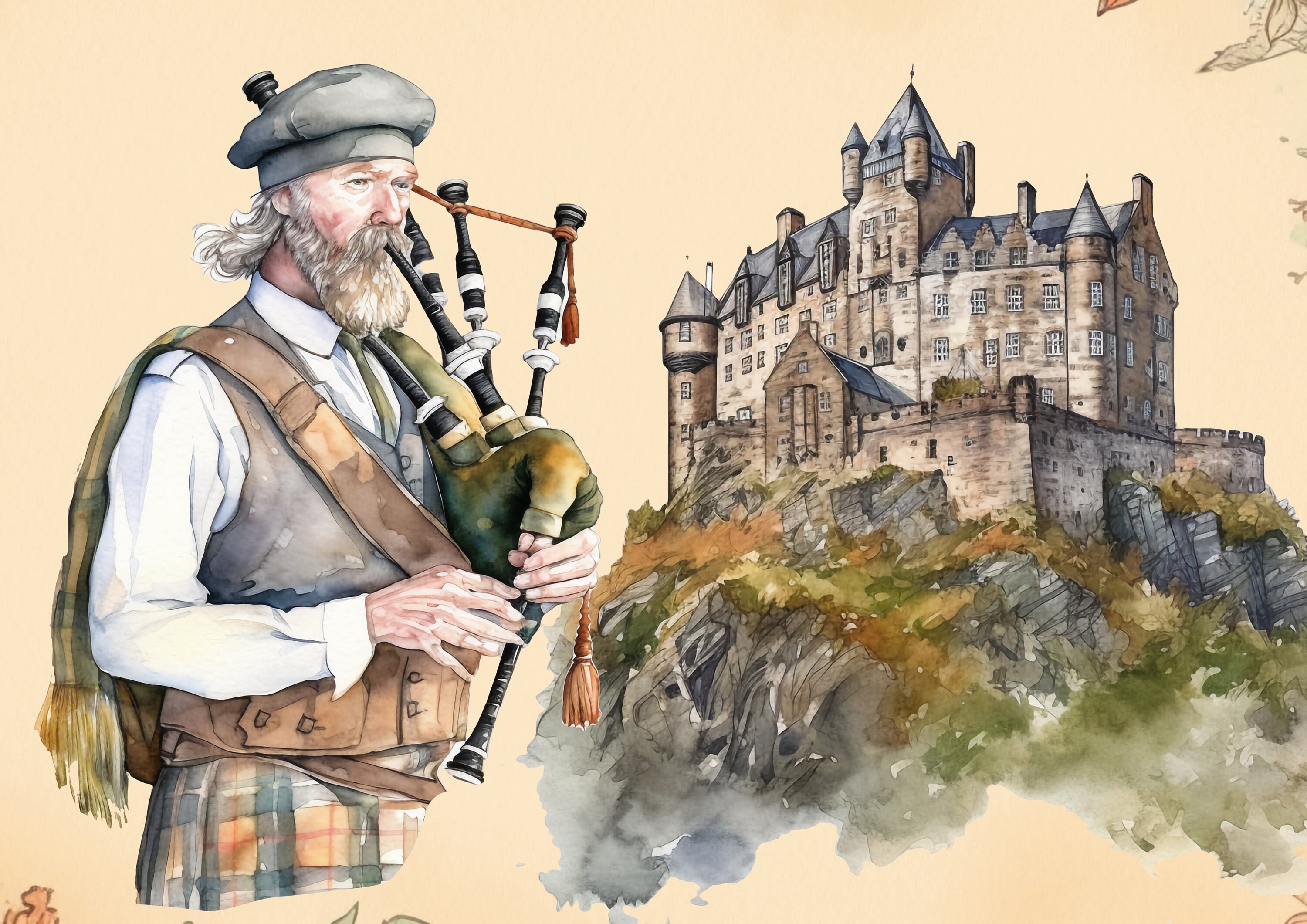 16 Outlander Keepsakes PNG. Scotland. Claire and Jaime. Scottish