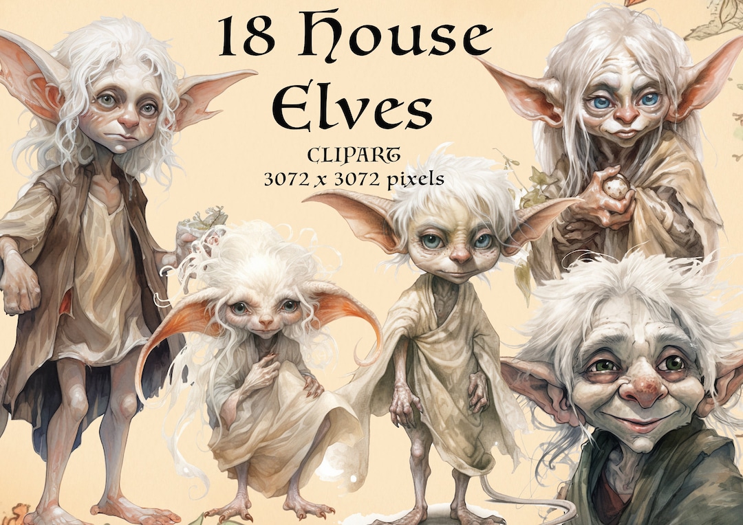 18 House Elf PNG. Brownie. Dobbie . Fantasy, Fairy Folklore. Nature