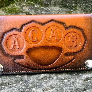 Cartera de cuero largo hecha a mano de la vieja escuela, Cartera de alta calidad, Regalo de papá, Cartera personalizada, Regalo de Navidad