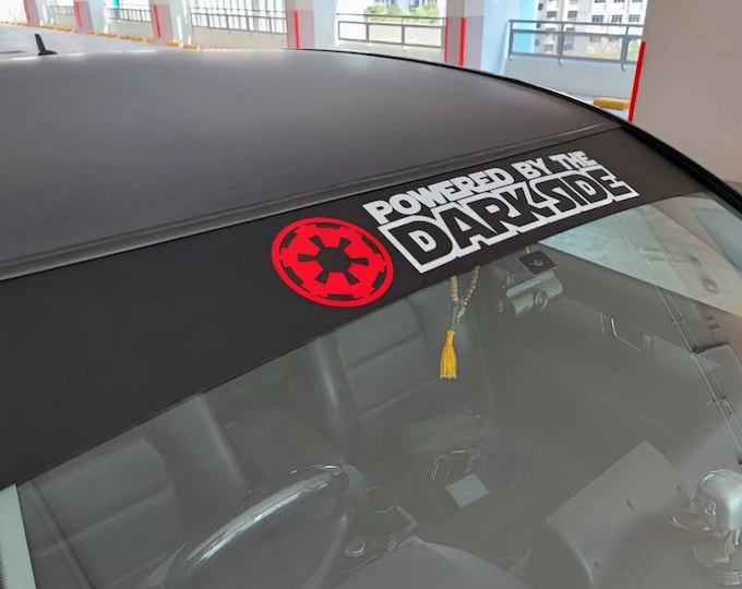 Custom Car Windshield Banner: Waterproof Vinyl Sun Shade (4 ft x 1 ft)